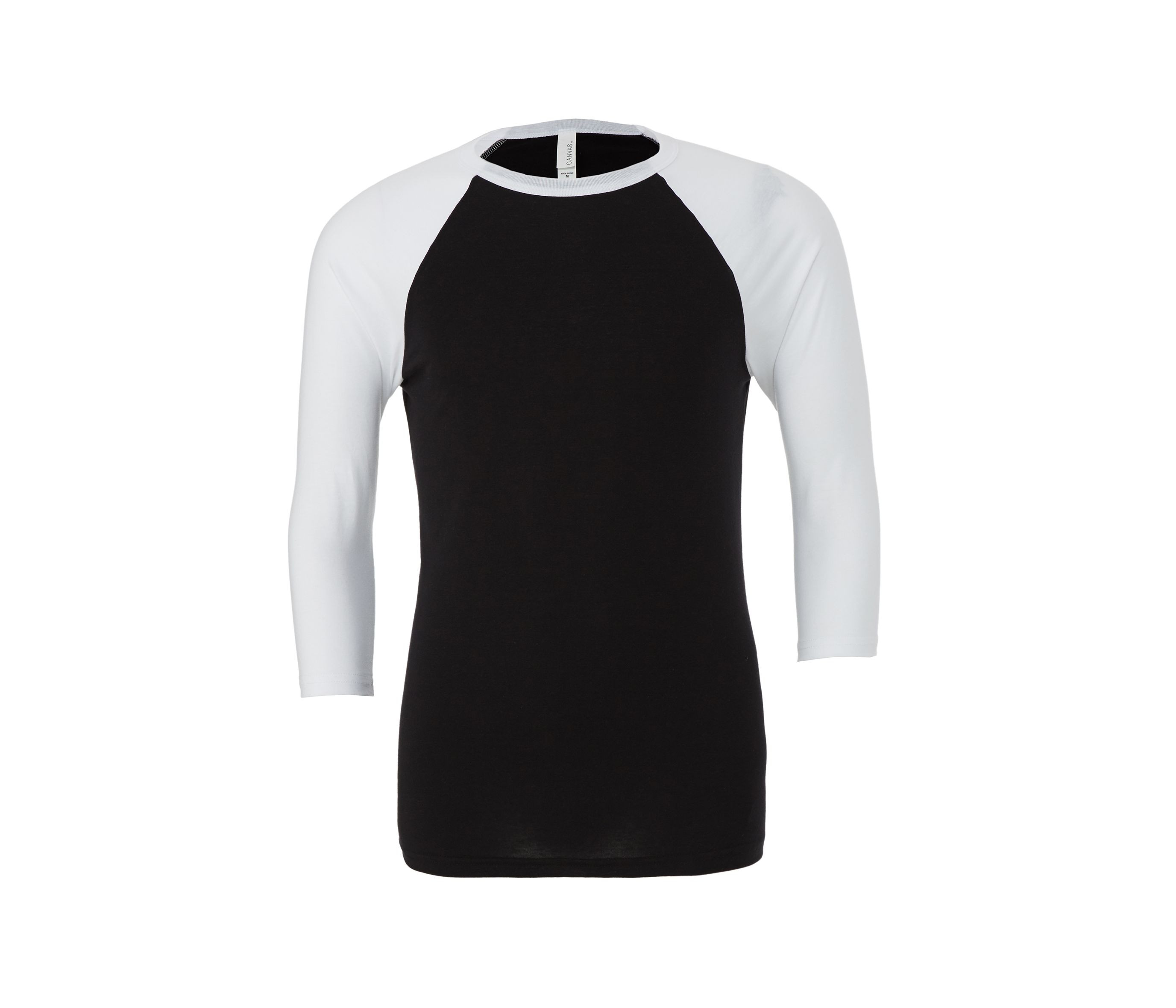 UNISEX 3/4 SLEEVE BASEBALL TEE